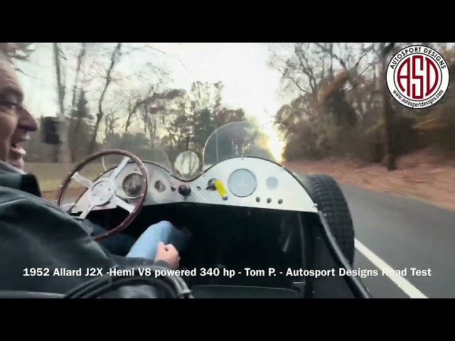 1952 Allard J2X -Hemi V8 powered 340 hp - Tom P. - Autosport Designs Road Test