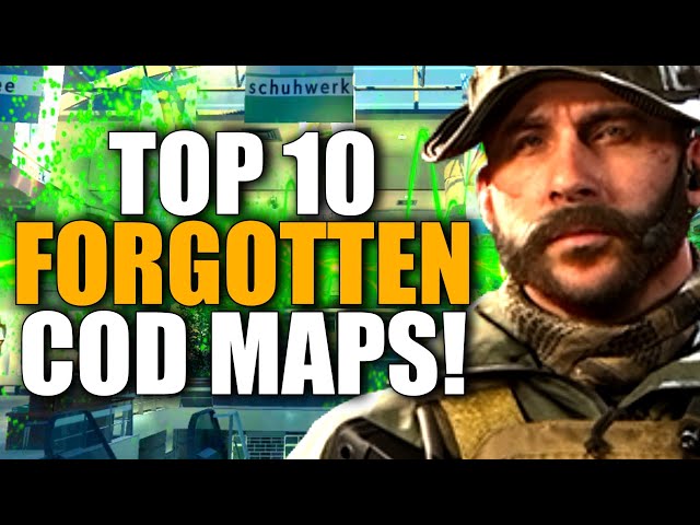 Top 10 Forgotten Maps in Call of Duty History... (What Happened!?)