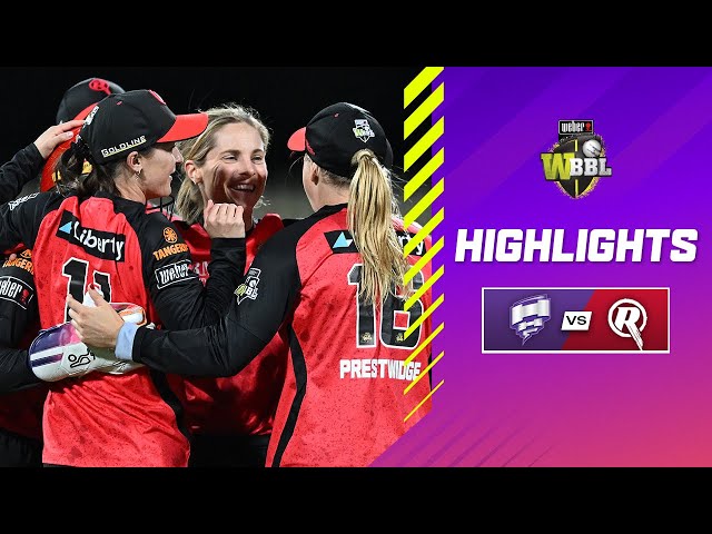 Renegades Confirm Finals Spot! | Hobart Hurricanes v Melbourne Renegades   | #WBBL10