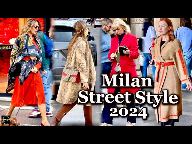 Over 50 Italian Fashion in Milan | Captivating Trendy Looks & Stylish Milanese | Street Style Milan