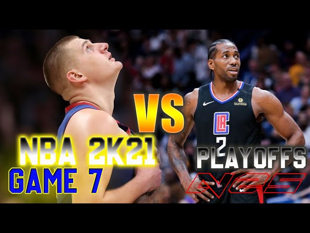 NBA 2K21 - Denver Nuggets vs Los Angeles Clippers - Game 7 - SEMIFINALS - September, 15 - FULL GAME