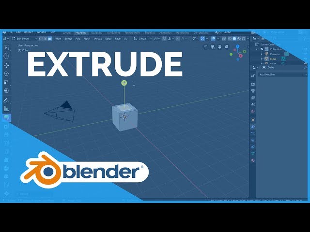 Extrude - Blender 2.80 Fundamentals