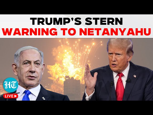 Donald Trump Speech Live: Trump's Veiled Warning To Netanyahu, 'I'm Going To Stop Wars'| Israel War