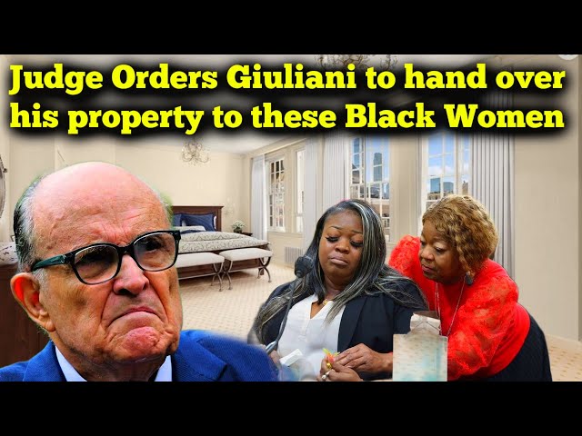 Judge Orders Giuliani to Give All His Belongings to Them.