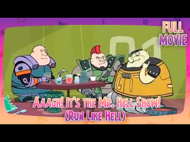 Aaagh! It's the Mr. Hell Show! (Run Like Hell) | English Full Movie | Animation Comedy