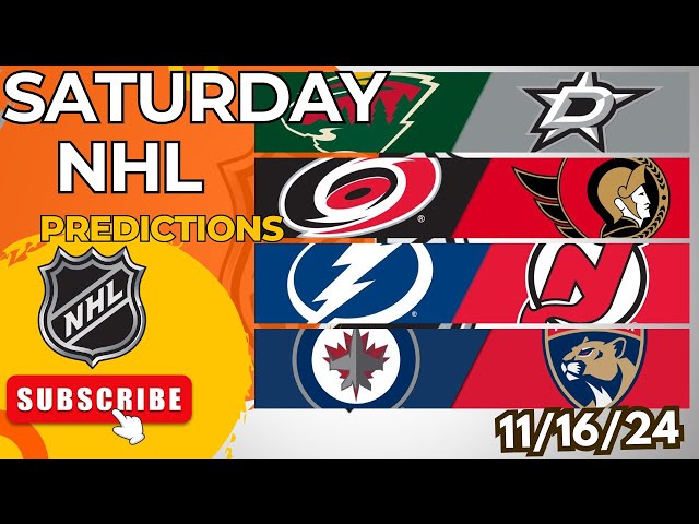 NHL Picks & Predictions Today 11/16/24 | NHL Picks Today 11/16/24 | Best NHL Bets