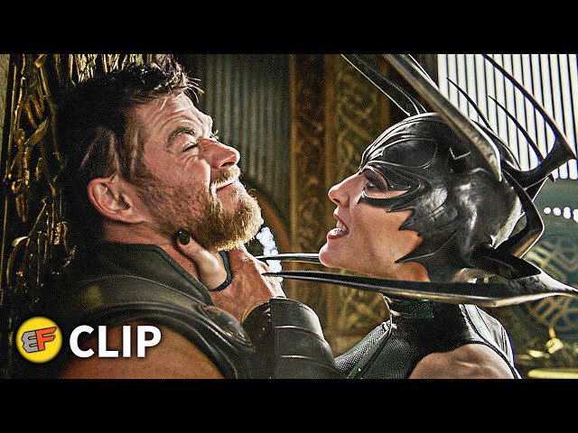 Thor vs Hela - Final Battle Scene | Thor Ragnarok (2017) IMAX Movie Clip HD 4K