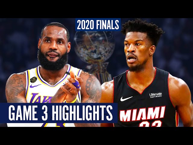 HEAT vs LAKERS GAME 3 - Full Highlights | 2020 NBA Finals