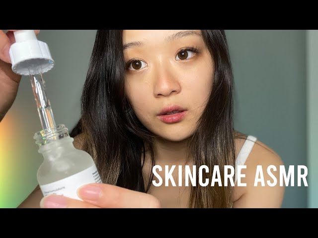 ASMR VR180 (Lying Down) | Best Friend Takes Care Of Your Skin (my actual skincare routine!)