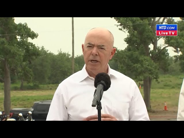 LIVE: Alejandro Mayorkas Holds Press Conference in Texas on Lifting of Border Restrictions