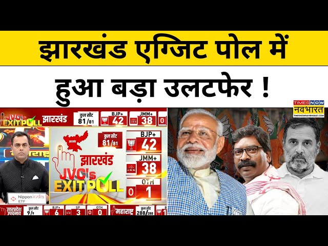 Jharkhand Exit Poll: झारखंड एग्जिट पोल में हो गया उलटफेर? BJP को पूर्ण बहुमत!| Sushant Sinha