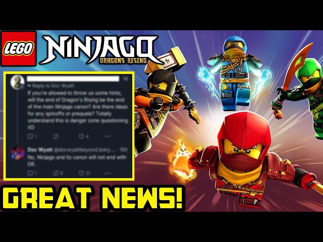 Just in case you needed more confirmation... 🐲 Ninjago Dragons Rising Future News and Update!