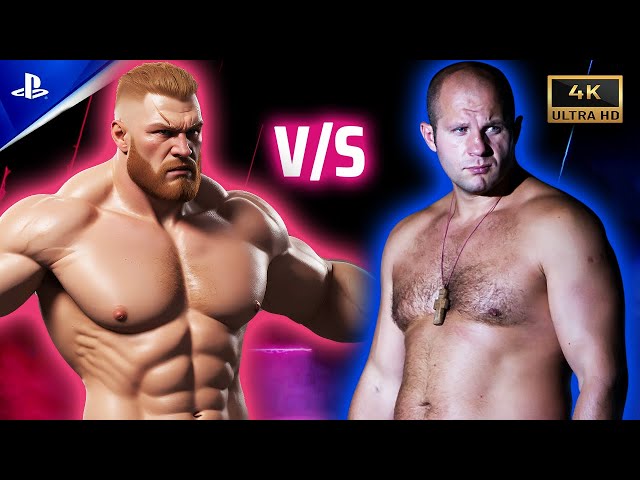 Brock Lesnar vs Fedor Emelianenko UFC 5 | WWE vs UFC