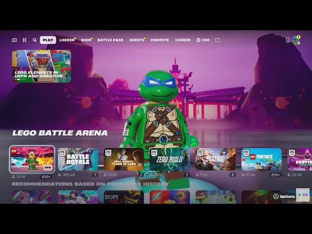 Fortnite LEGO Battle Arena Gameplay! Lego Ninjago x Fortnite!!!!