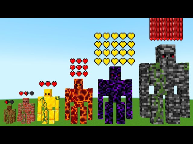 all of your golems questions in minecraft