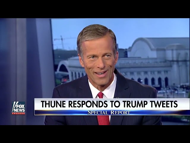 Senator Thune Calls President Trump’s Tweets “Not Presidential”