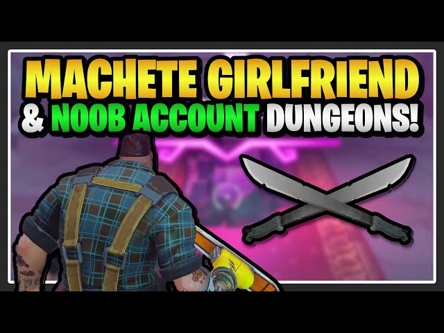 Machete Chasing Girlfriend & Thousands of Gold! - Noob Account Dungeons