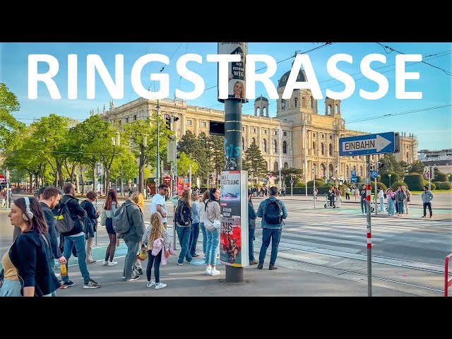 Vienna Walk Wiener Ringstrasse, April 2024 | 4K HDR