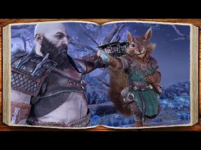 #GodOfWar #Ragnarok  x  The #Coolest #Squirrel? Lol 🐿️