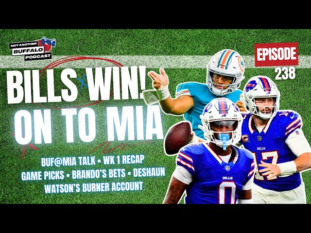 Bills Win! On to MIA | Preview, Picks, Bets, & More