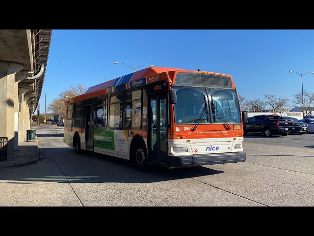 NICE Bus: 2012 Orion VII 3G CNG #1867 on the n40/41 & 2015 New Flyer XN40 #1929 NIS