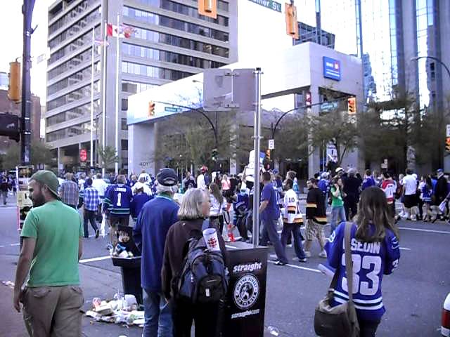 VANCOUVER CANUCKS GAME 2 STANLEY CUP FINAL - VICTORY WALK 2011