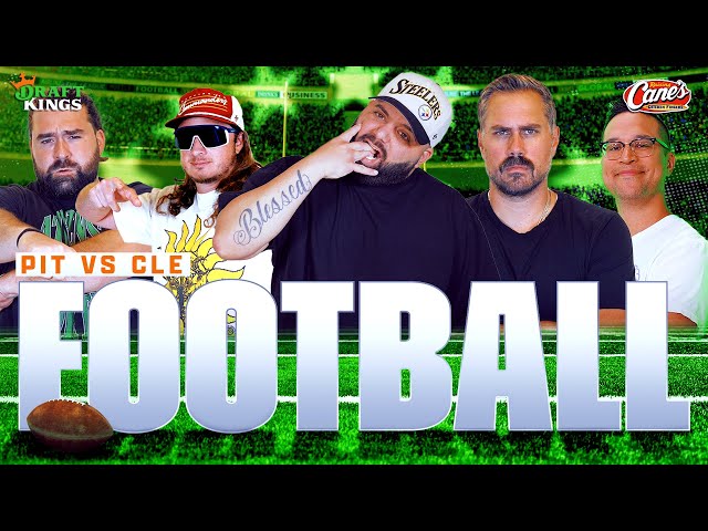 Jersey Jerry Sweats Out Pittsburgh vs Cleveland with Pardon My Take | Barstool Gambling Cave