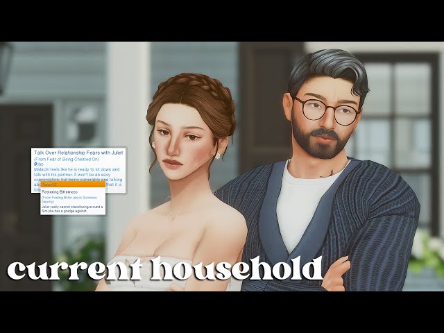 my cozy current household┊the sims 4