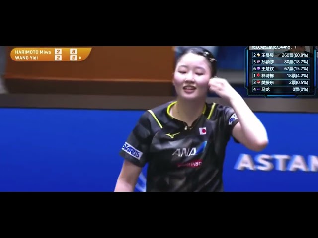 after time out watching too suspenseful. congrats Japanese girl! #tabletennis #乒乓球 #harimoto