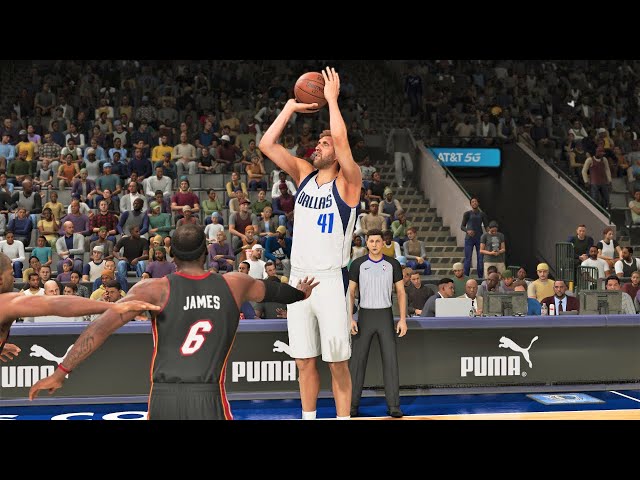 NBA 2K23 PS5 4K Gameplay | 12-13 Miami Heat vs 10-11 Dallas Mavericks