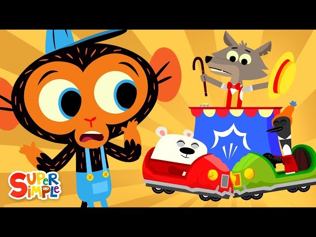 Mr. Coyote's Bumper Cars Don't Bump | Mr. Monkey, Monkey Mechanic