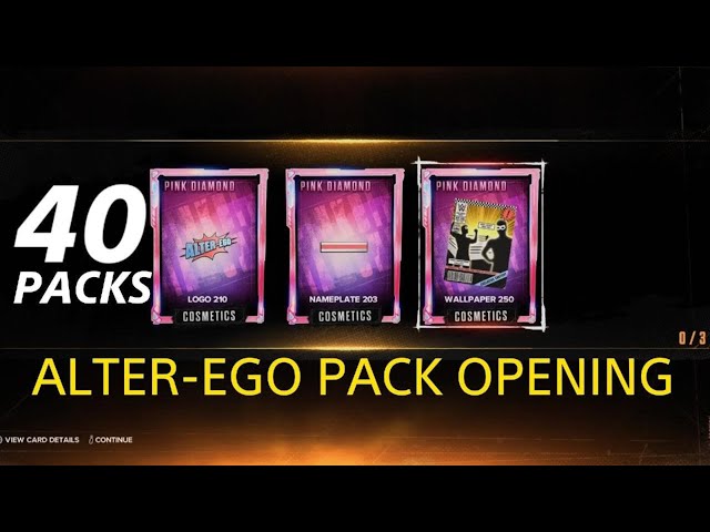 NEW ALTER-EGO 40 PACK OPENING WWE2K24 MyFaction