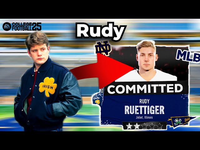 I Put Rudy in College Football 25!