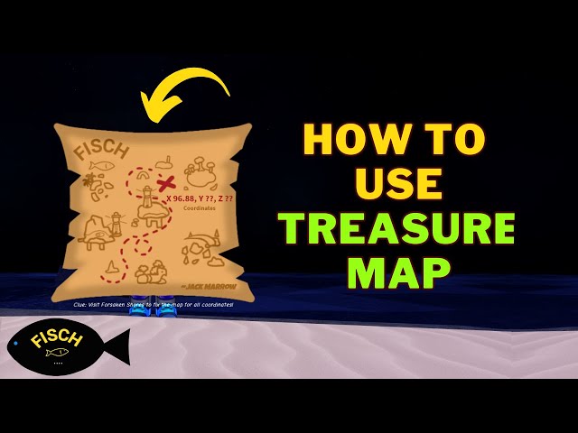 How To Get & Use Treasure Map in Fisch | Fisch Treasure Map Guide