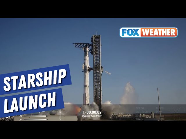 SpaceX Launches Sixth Starship Flight From Texas