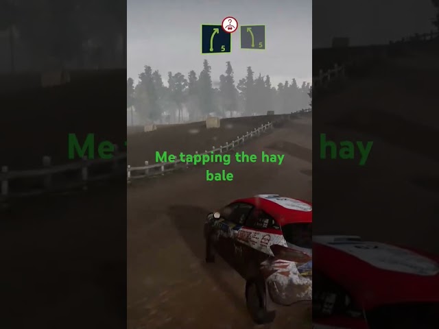 Hay bales are op #gaming #wrc10gameplay #wrc10 #wrc