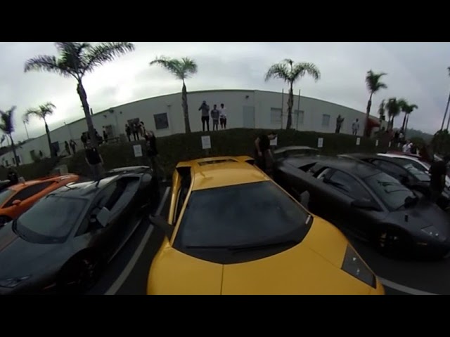 O'Gara Cars and Coffee Lamborghini Ferrari Porsche McLaren Nice event