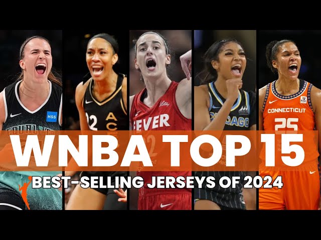 WNBA BEST-SELLING JERSEYS OF 2024!