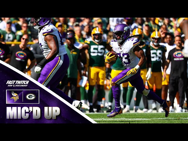 Aaron Jones Mic'd Up During Minnesota Vikings Win Over Green Bay Packers Week 4