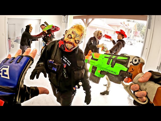 THE ZOMBIES SWARM! THE NERF ARSENAL GETS INFECTED! Zombie Chronicles - Part 2