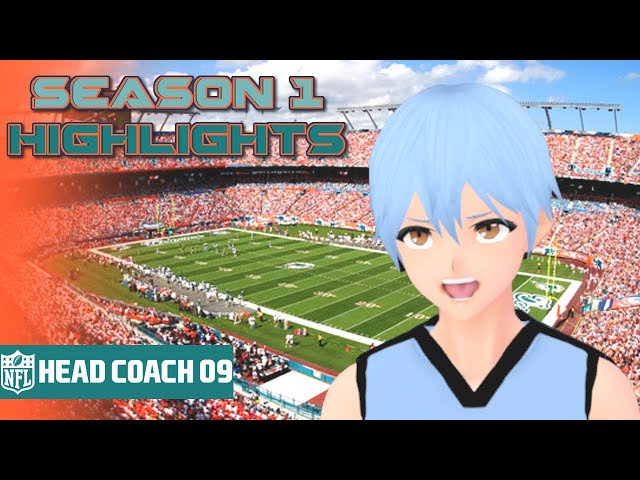 NFL Head Coach 09 PS3 Gameplay Season 1 Highlights