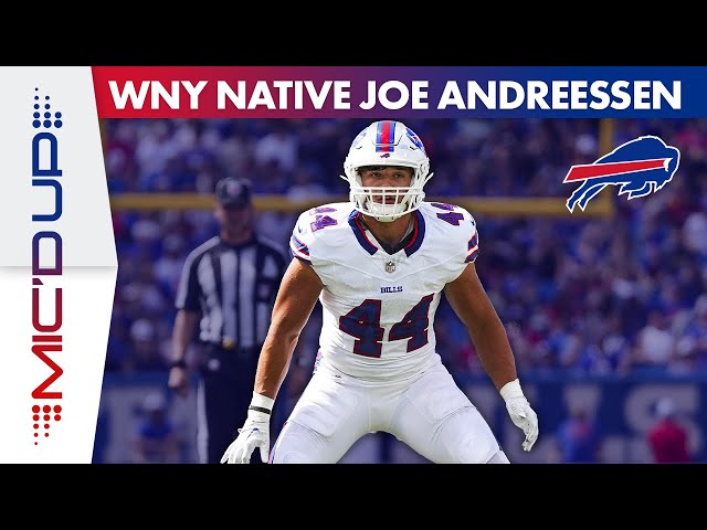 WNY Native Joe Andreessen Mic'd Up For Preseason Game Against The Chicago Bears! | Buffalo Bills