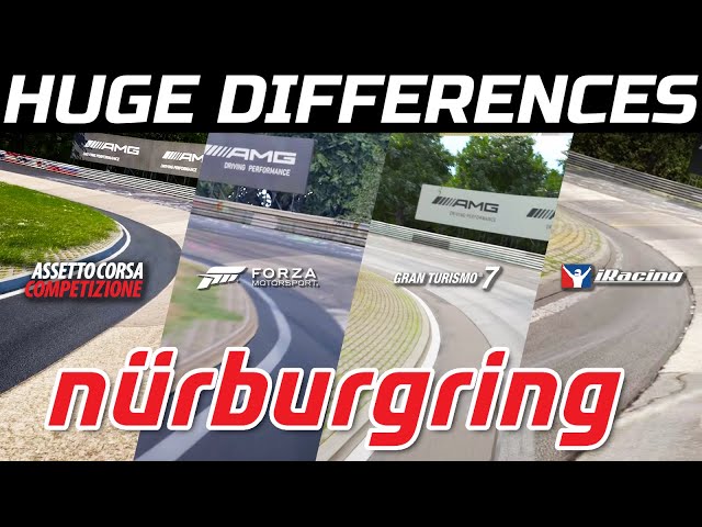 The ULTIMATE Nordschleife Comparison (ACC, iRacing, Gran Turismo, Forza!)