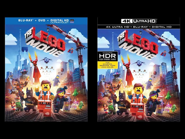 The Lego Movie HDR vs SDR Comparison (HDR version)