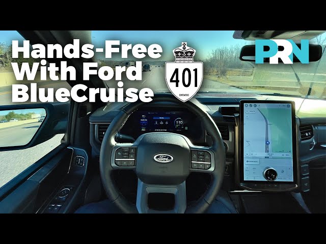 Putting Ford's BlueCruise Hands-Free Driving to the Test on Ontario Highway 401