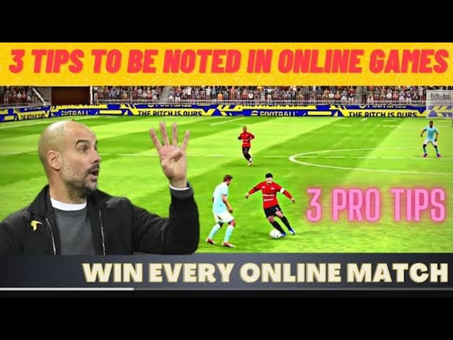 efootball 2023 mobile online match tips | 3 Tips to win every online match