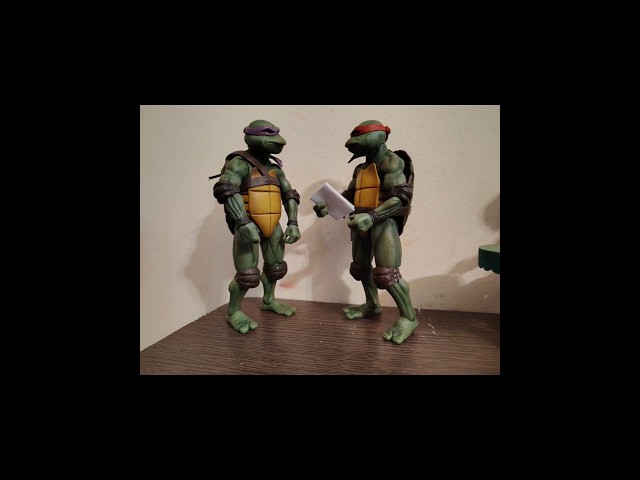 Ninja Turtle Memoir (TMNT Stop Motion) #shorts