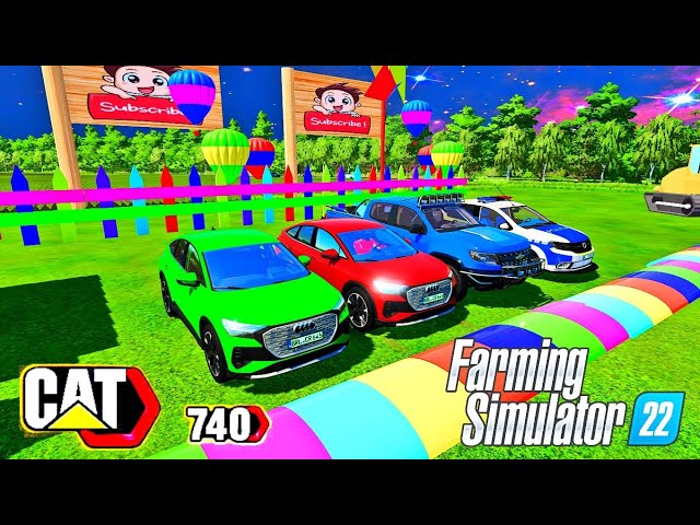 THE BEST TRANSPORT AND LOADED TRUCK & OFF ROAD VEHICLE & COLORADO & BIKE | Farming Simulator 22