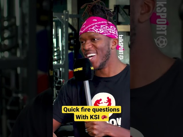 talkBOXING asks KSI some quick-fire questions! 🔥 🥊 #tysonfury #boxing #KSI #Sidemen #AnthonyJoshua