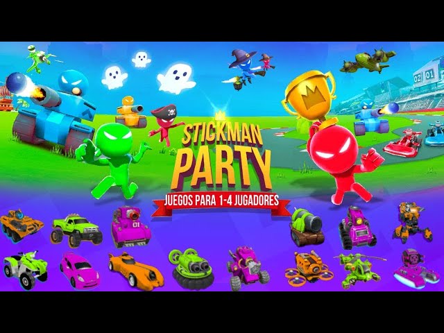 The Stickman MiniGames Random Gameplay - Stickman Party 2 3 4 Player